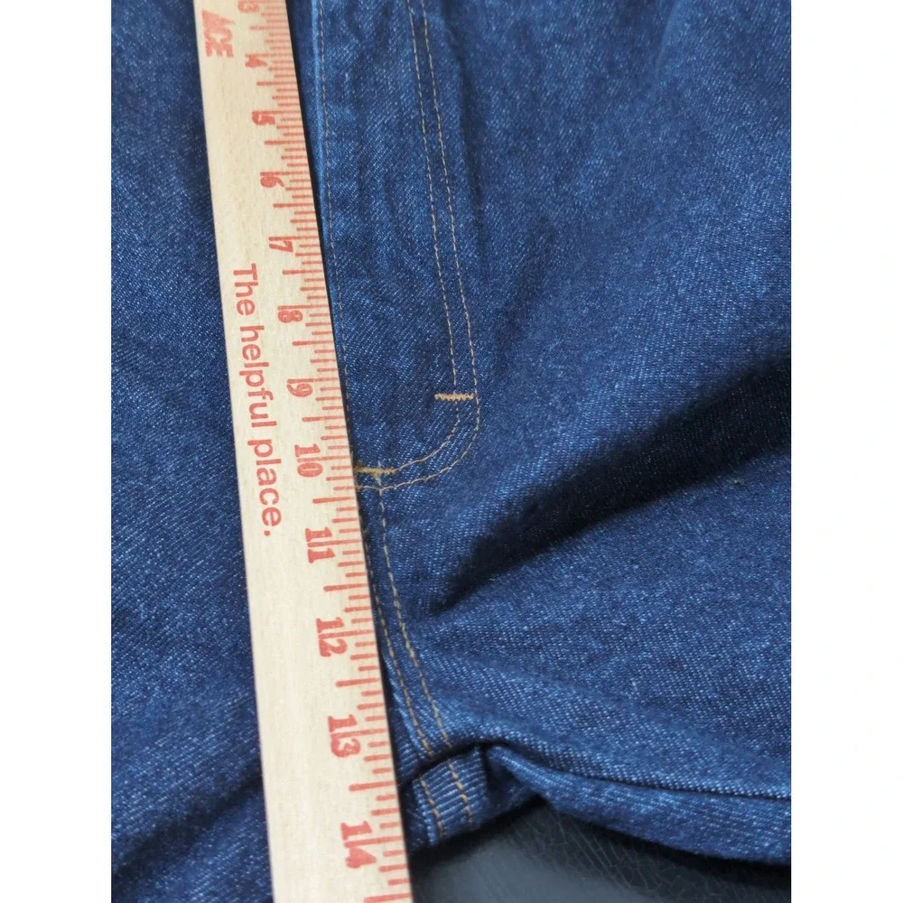 Rustler Jeans Men's 42 X 30 Dark Wash Straight Leg Stretch Western Ranch